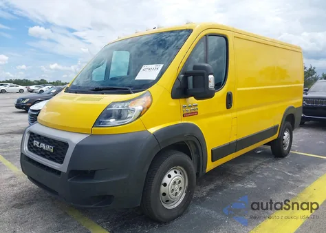 2020 Ram Promaster 1500 Low Roof 136 Wb из США, поврежденный, VIN 3C6TRVAG0LE127314